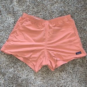 Patagonia Women's Athletic Shorts in Coral Pink